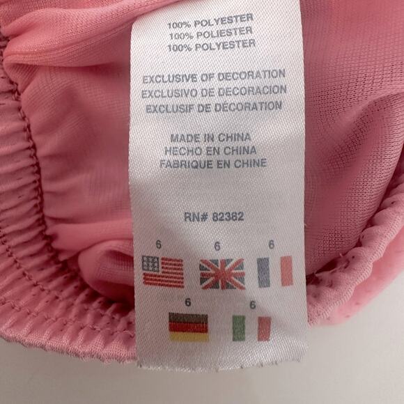 Champion pink  Mesh Lined girls Shorts size 6 kids play wear pink shorts new - Picture 4 of 5